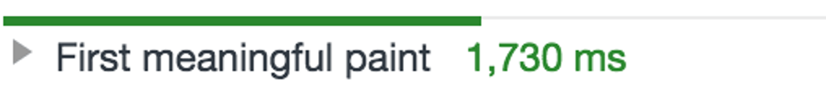 first meaningful paint