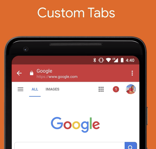 custom tabs