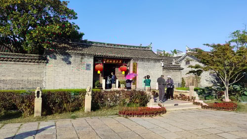 吴承恩故居门口